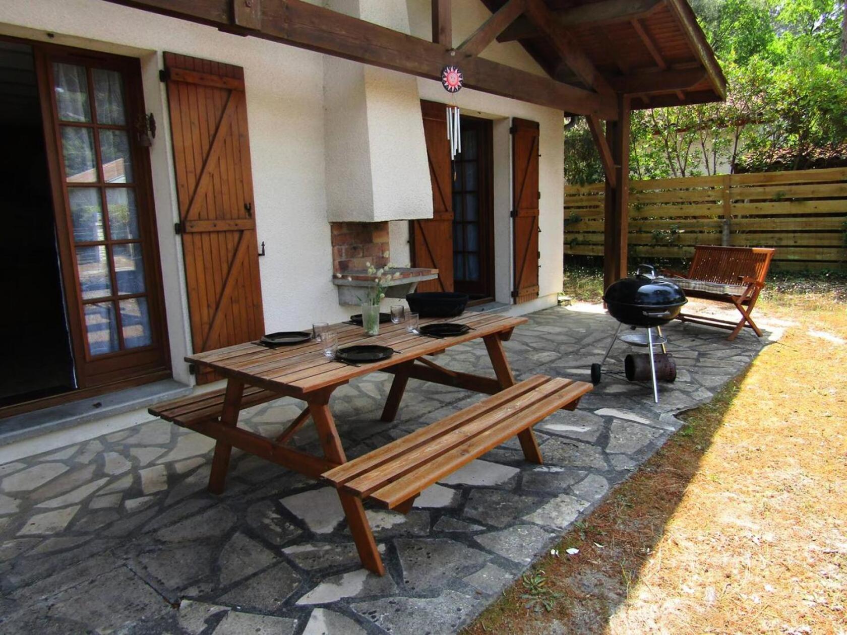 02432-lacanau - Maison Quartier Calme Pour 5 Personnes, 100m Du Mae-1021 Villa